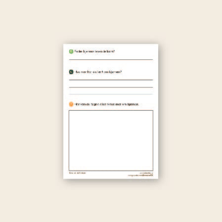 Lær om bjørn - 3 nivådelte e-bøker (digitale filer/PDF)